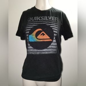 QUIKSILVER graphic print tee shirt size large